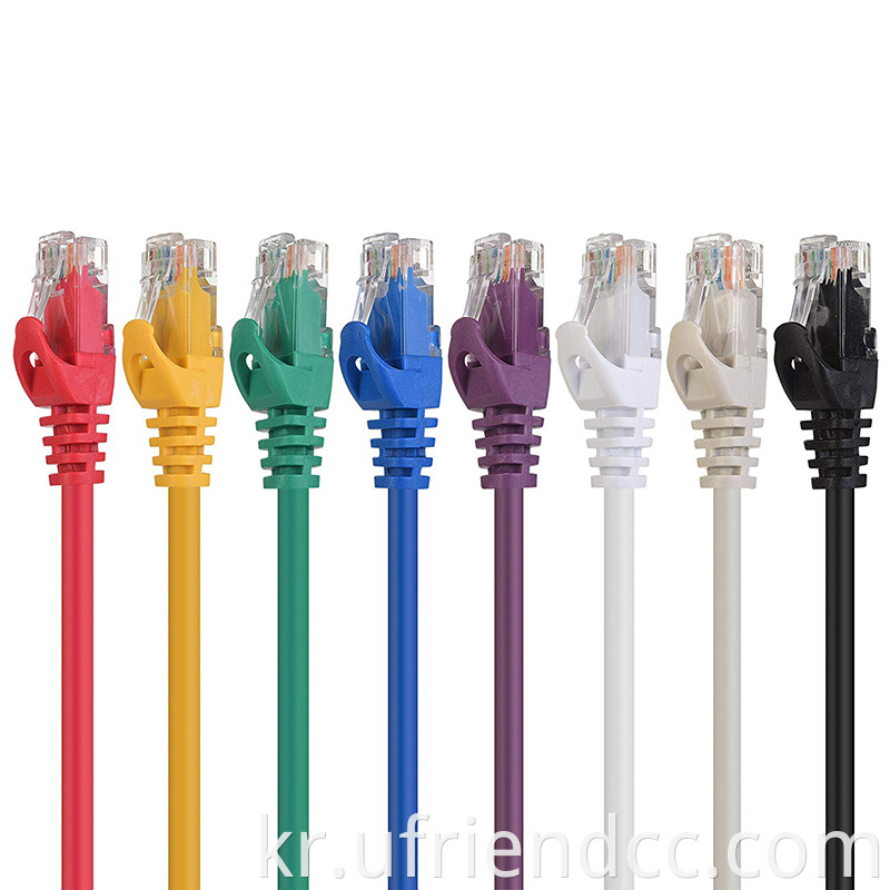 이더넷 네트워크 케이블 CAT5E CAT6 7 RJ45 인터넷 패치 리드 도매 0.25m ~ 50m